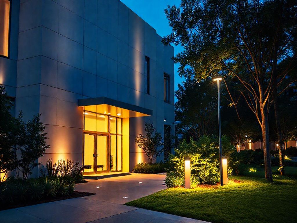 Luminárias com sensor de presença para segurança