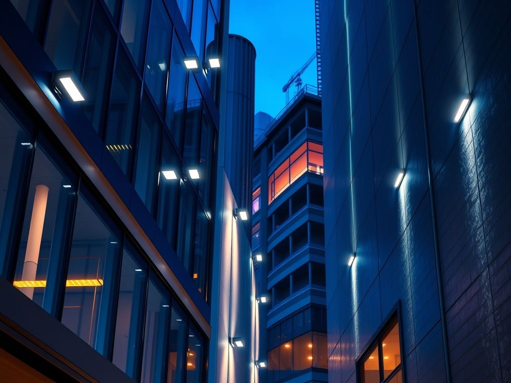 Luminárias LED para fachadas
