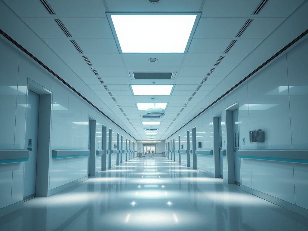 Luminárias LED para hospitais