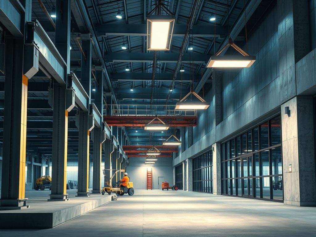 Luminárias LED para indústrias