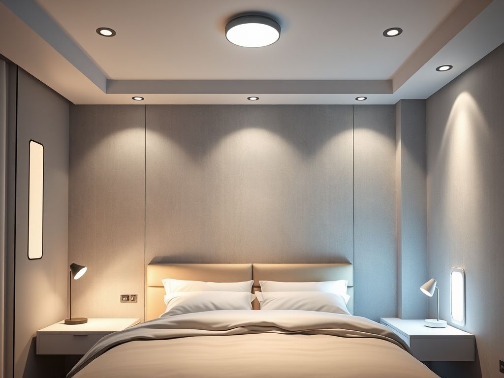 Luminárias LED para quartos pequenos: modelos práticos