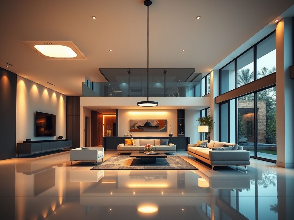 Luminárias LED para sala moderna