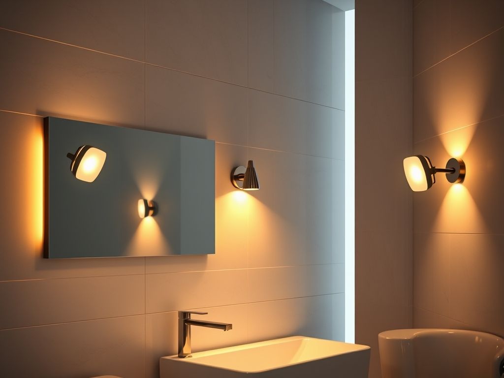 Luminárias para banheiro com iluminação decorativa