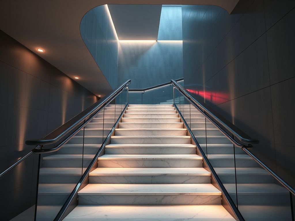 Luminárias para escada interna