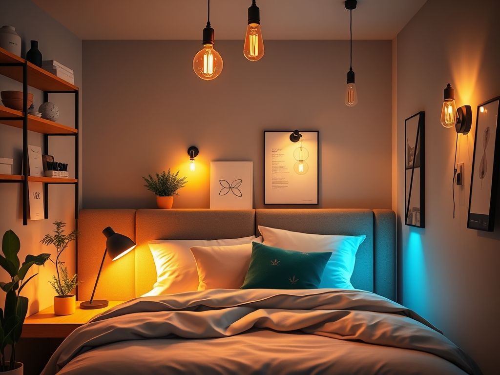Luminárias para quarto pequeno e aconchegante