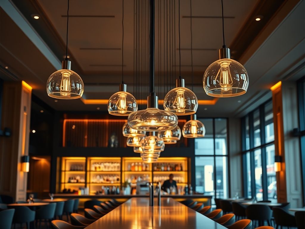 Luminárias pendentes para bar