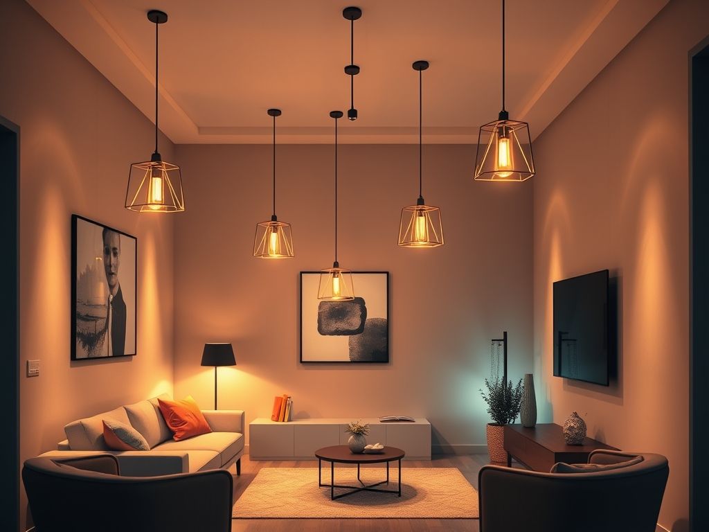 Luminárias pendentes para sala pequena