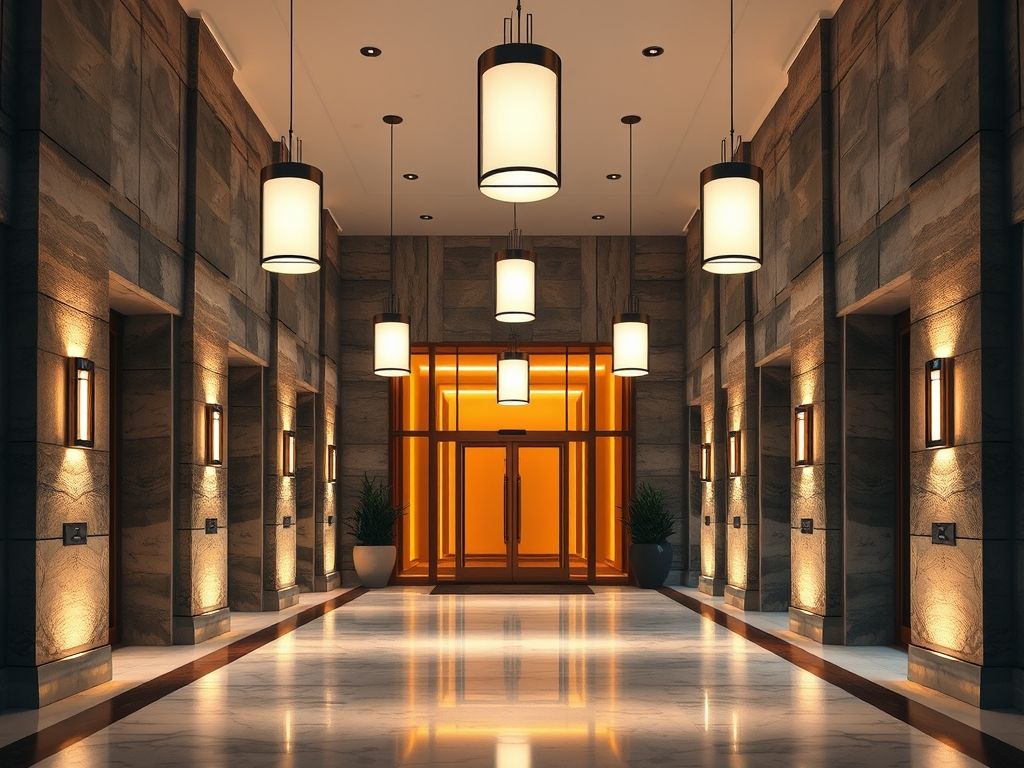 Luminárias sem fios em halls de entrada: dicas práticas
