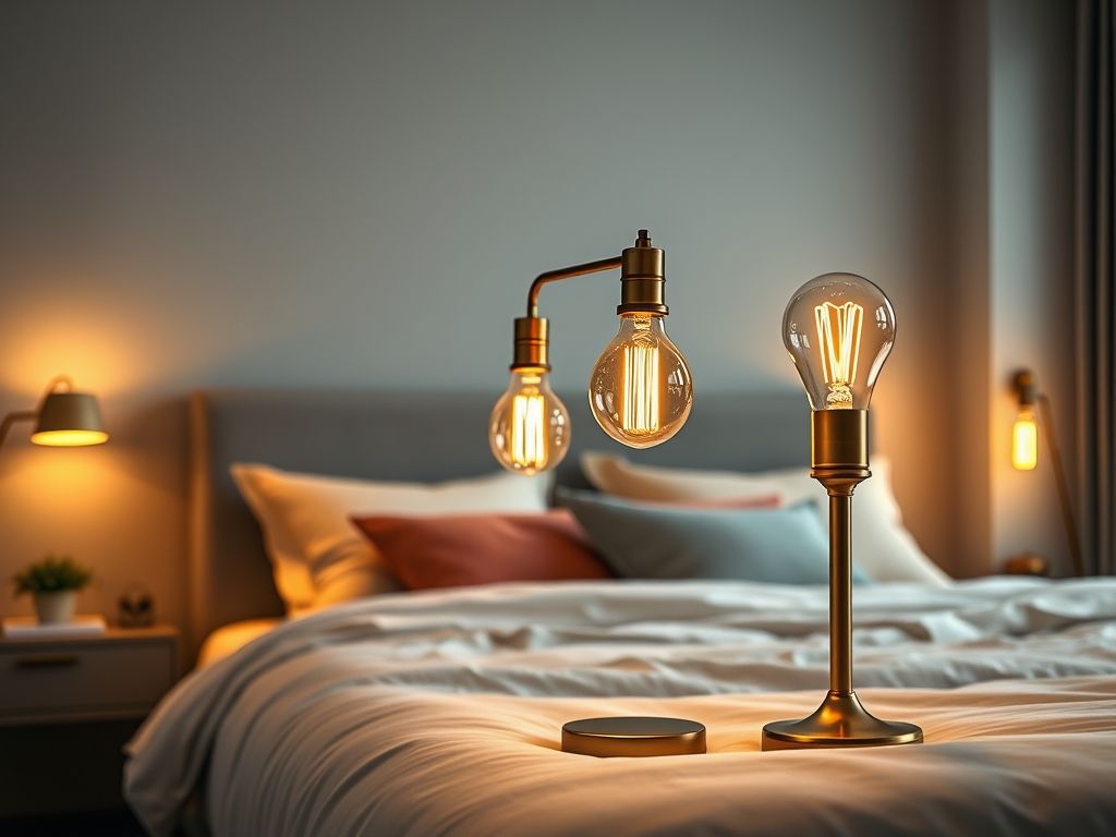 Luminárias vintage em quartos: ideias de decoração