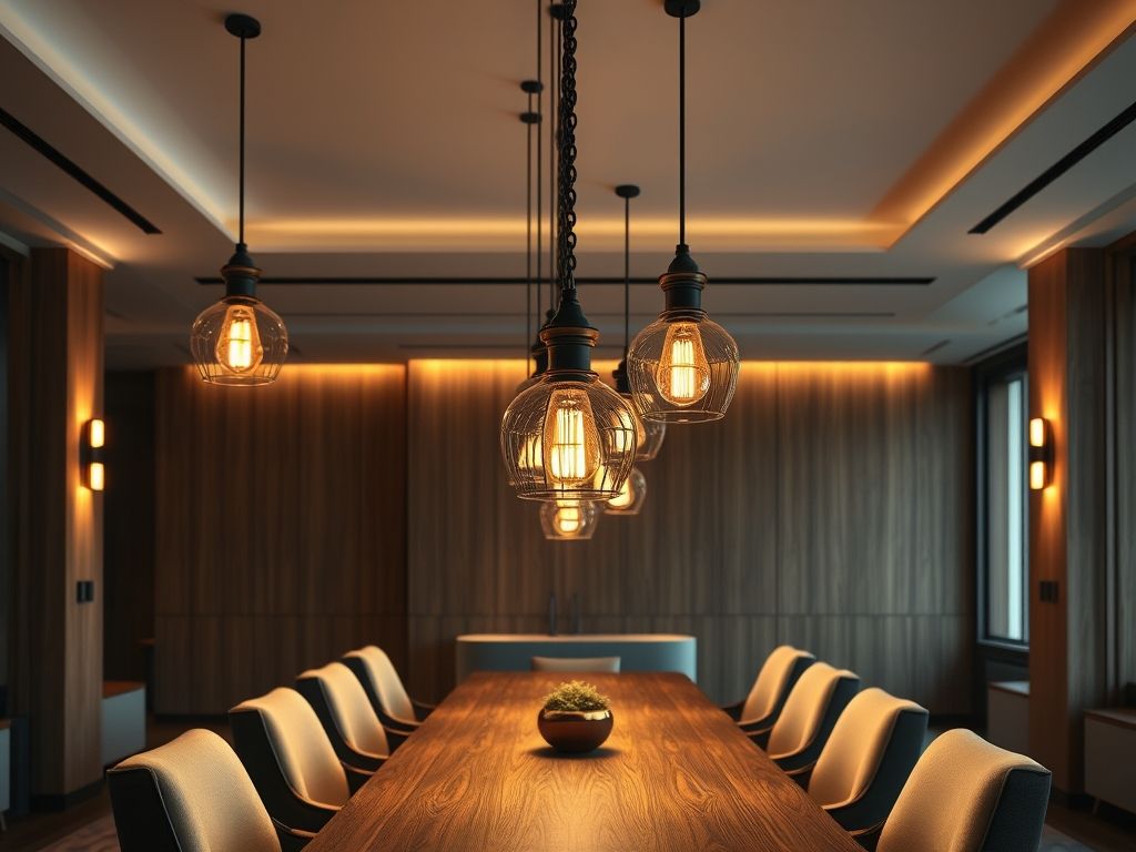 Luminárias vintage em salas de jantar: truques de luz
