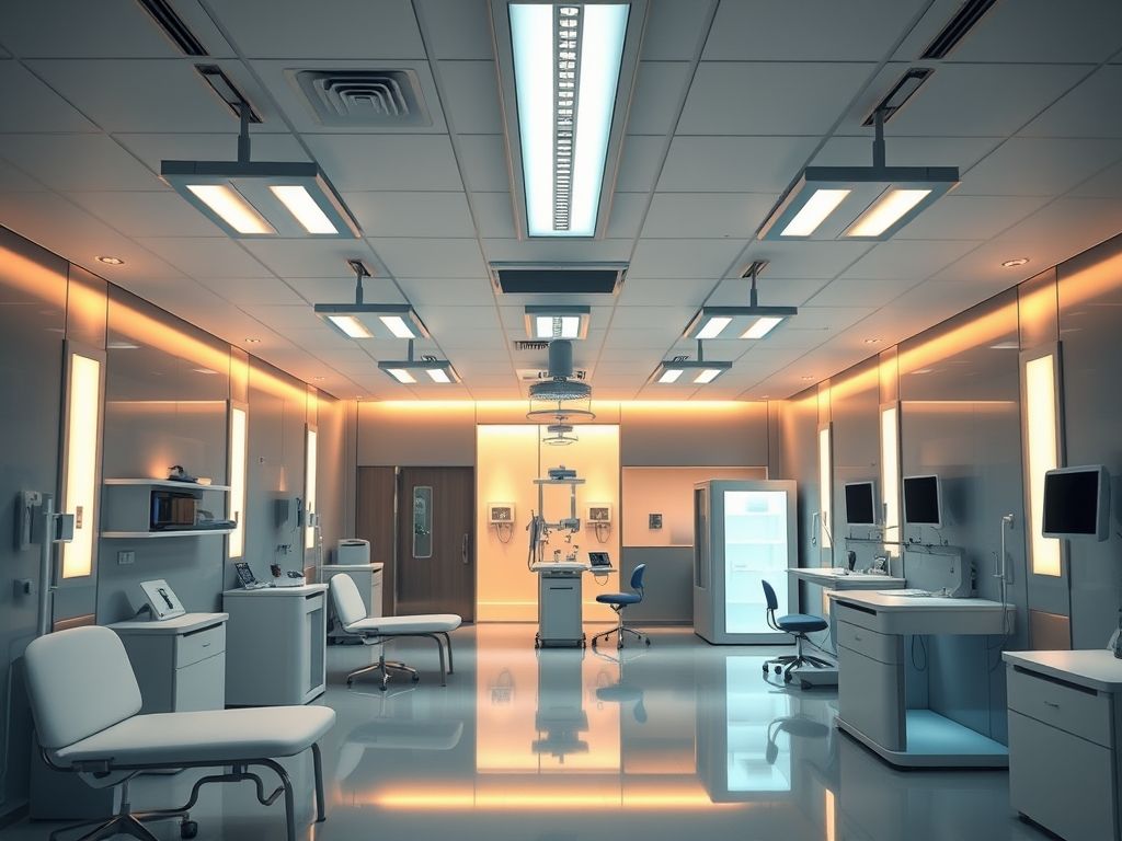 Melhor iluminação para clínicas médicas