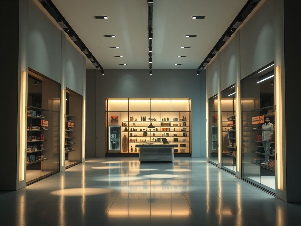 Melhor luz para destacar produtos