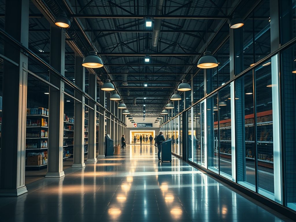 O que é iluminação industrial