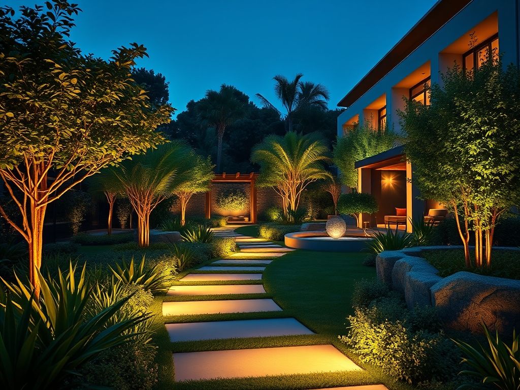 O que é iluminação para jardim?
