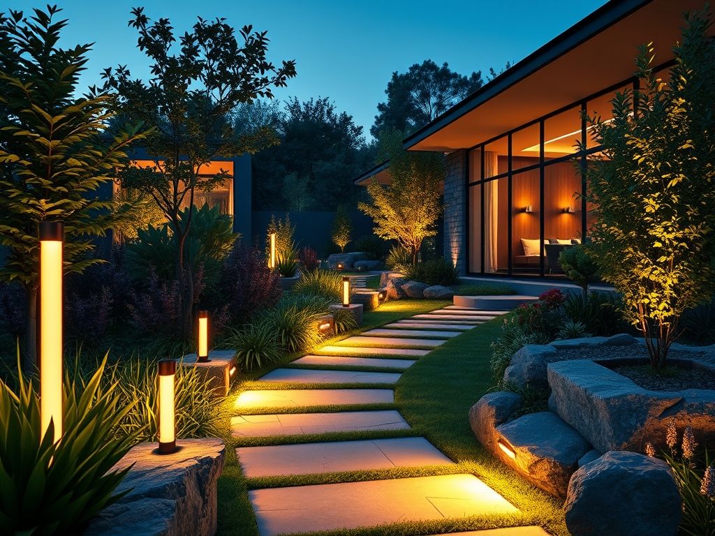Onde comprar luminárias externas para jardim?