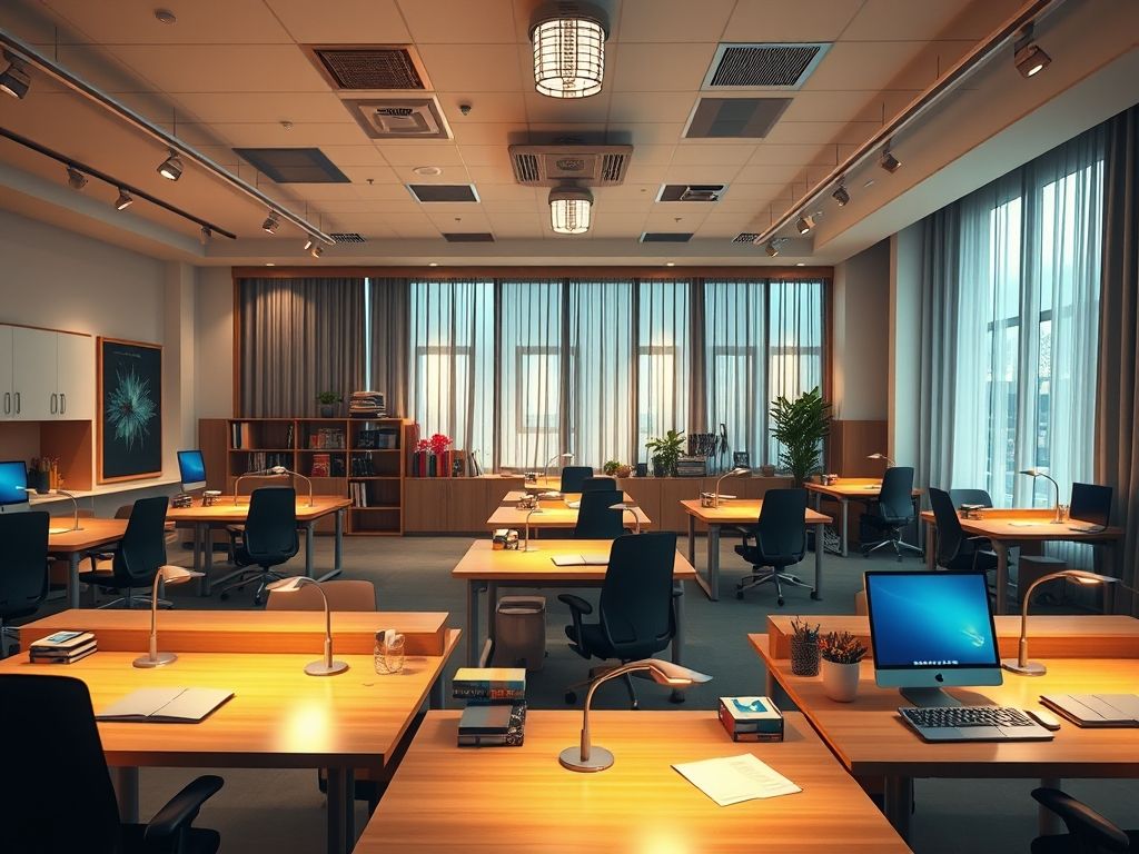 Os melhores tipos de luz para ambientes de estudo