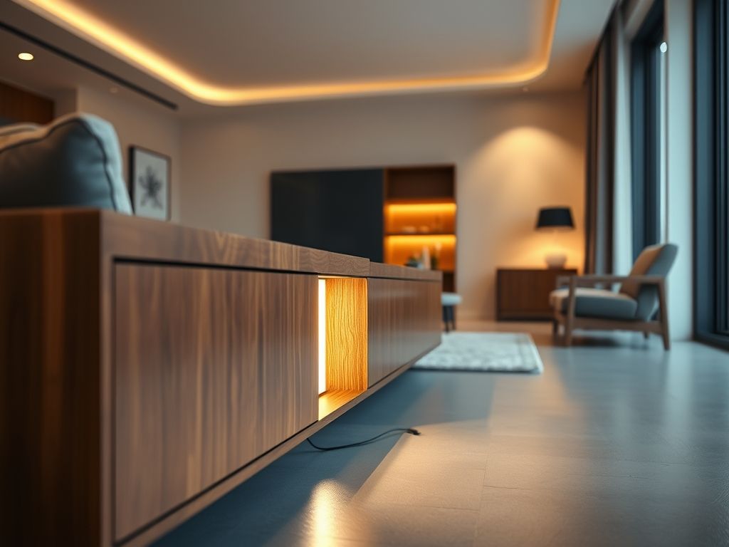 Perfil de LED embutido em móveis: passo a passo
