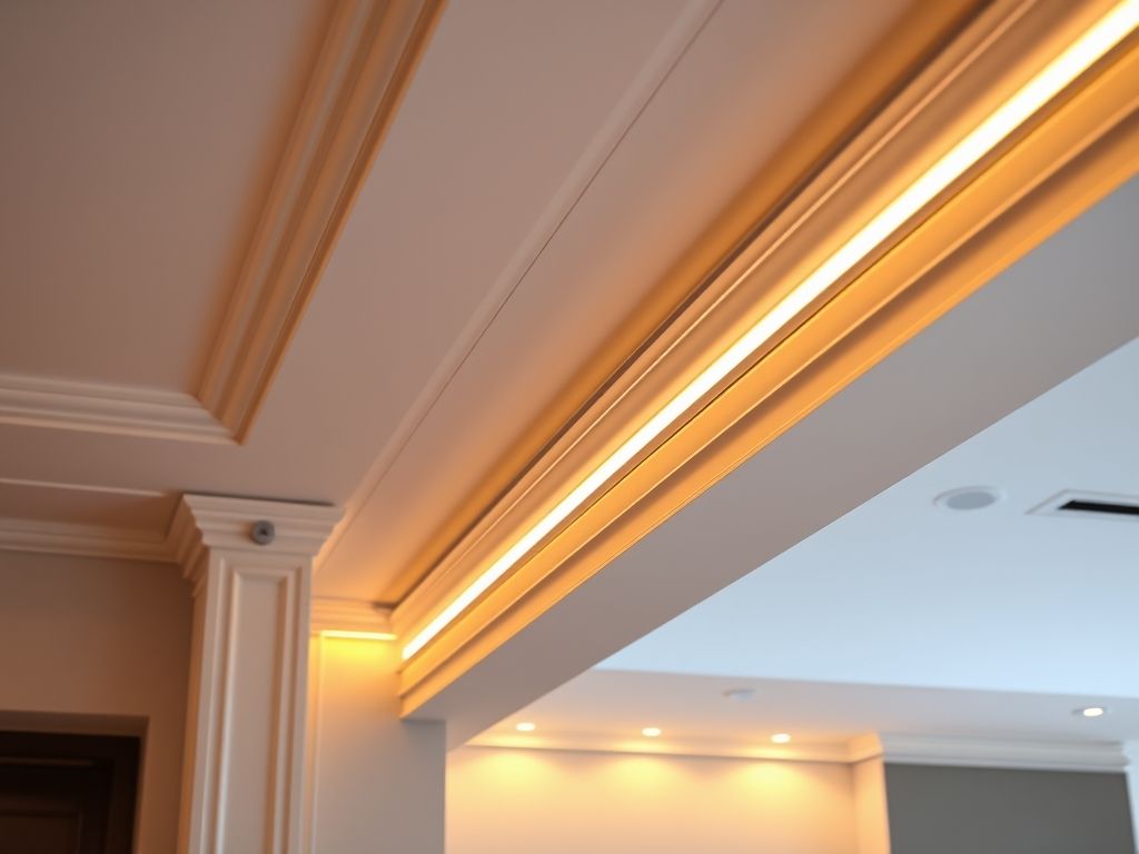 Perfil de LED linear para iluminação clássica
