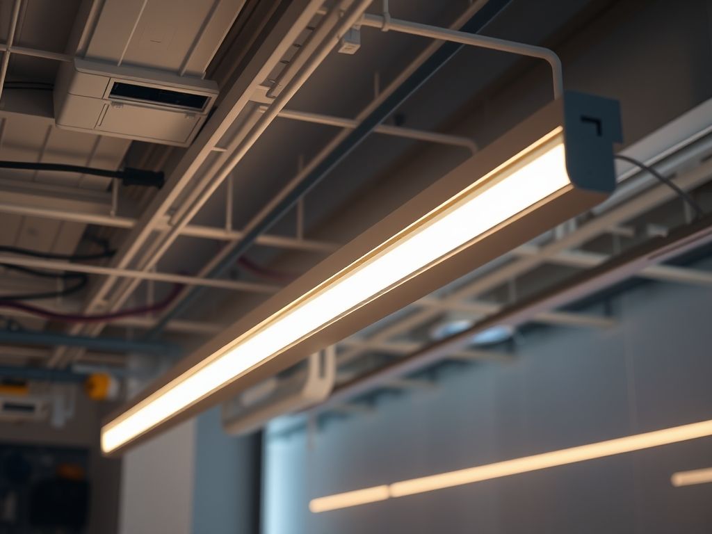 Perfil de LED linear para iluminação de destaque