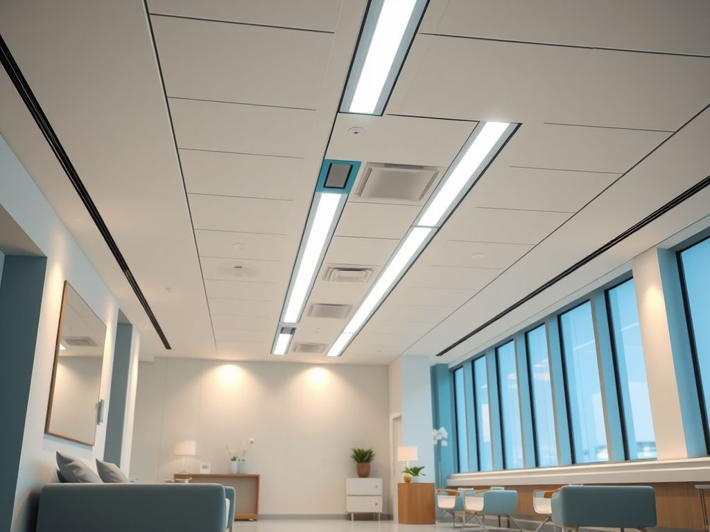 Perfil de LED linear para iluminação de maternidades