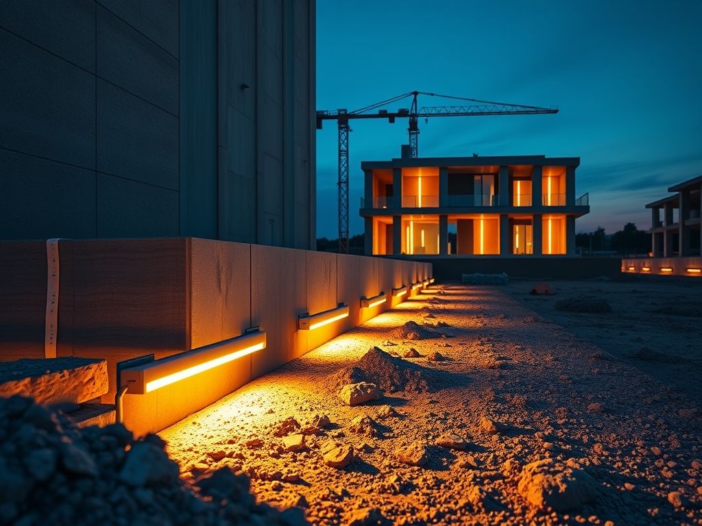 Perfil de LED linear para iluminação de sebos
