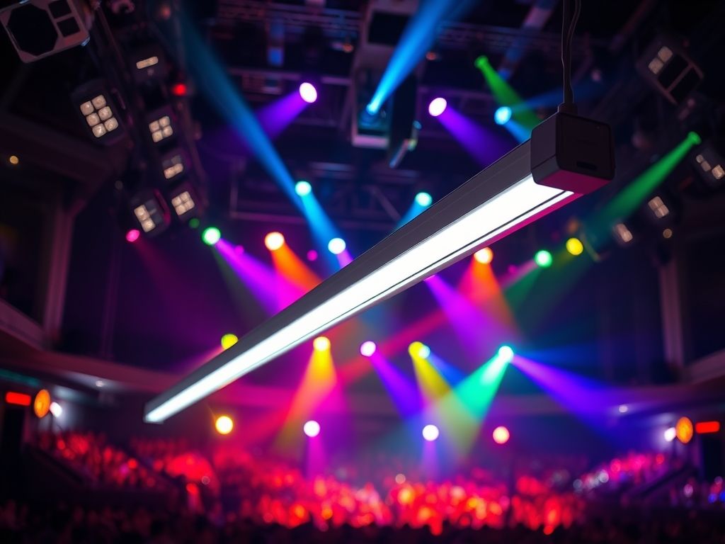 Perfil de LED linear para iluminação de shows