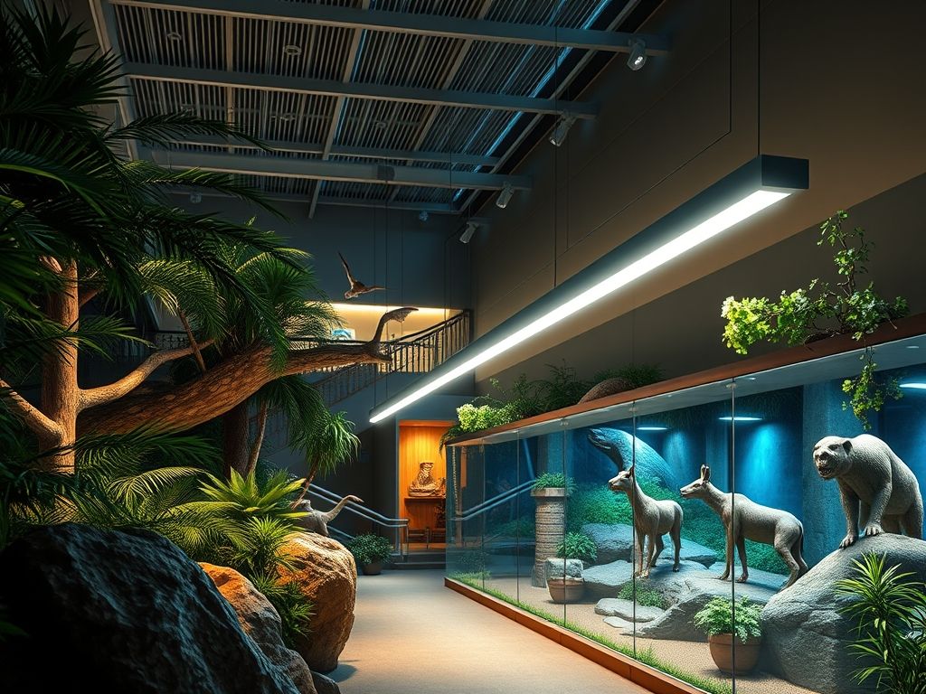 Perfil de LED linear para iluminação de zoológicos
