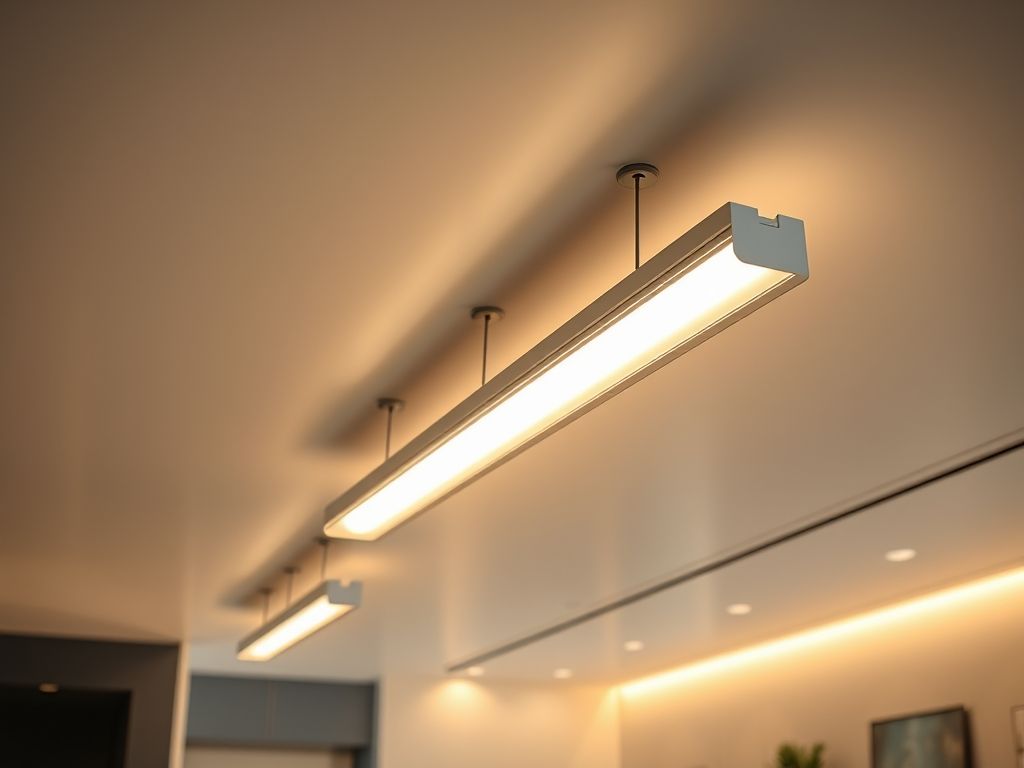 Perfil de LED linear para sancas