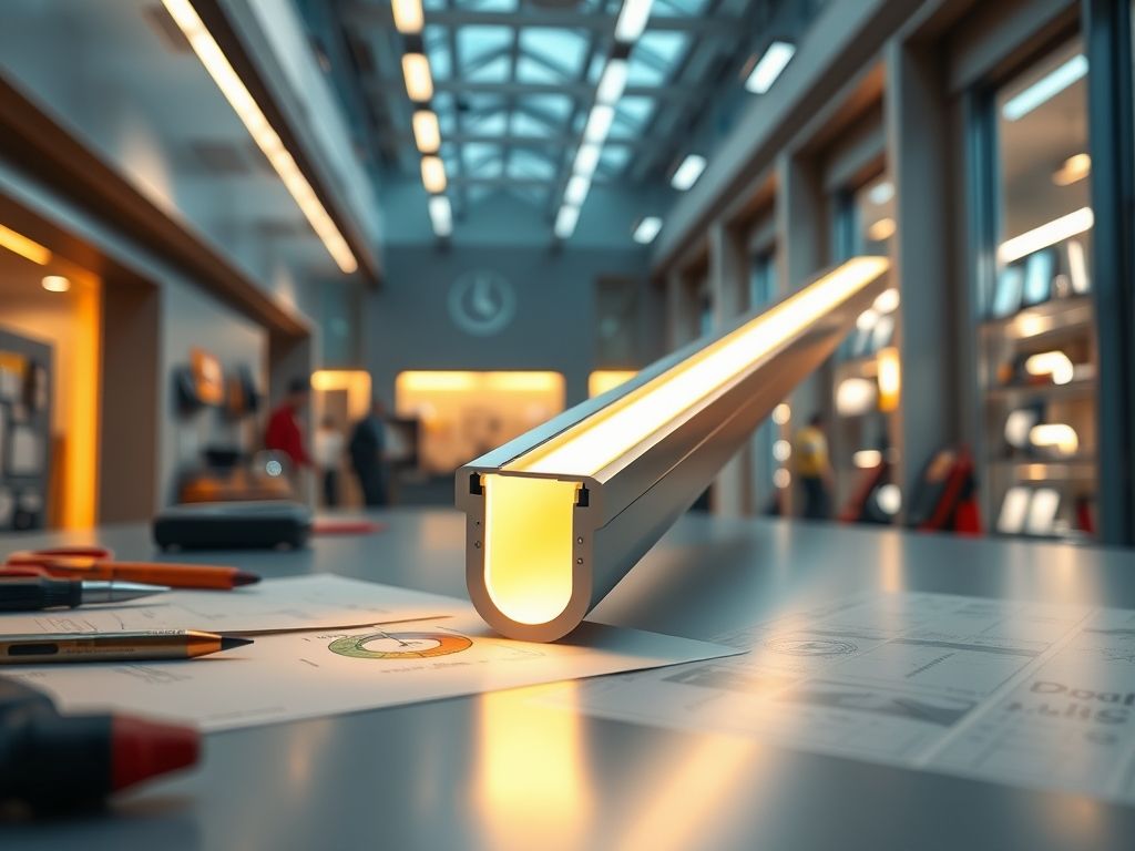 Perfil LED com conector em L: como usar