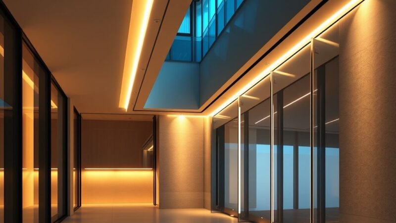 Perfis de LED embutidos: elegância e funcionalidade para sua casa