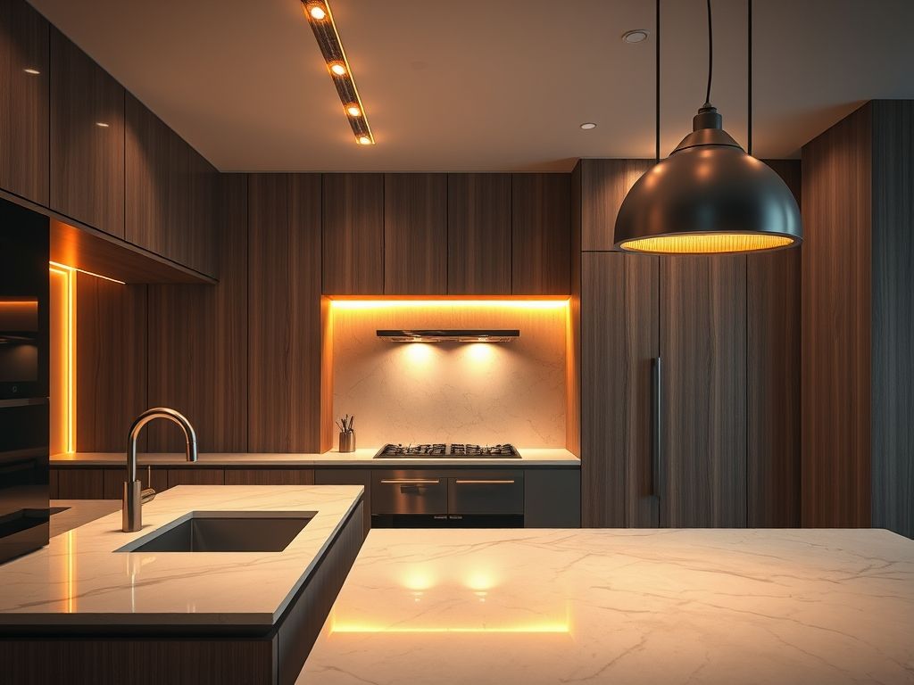 Perfis de LED inovadores em cozinhas gourmet: ideias práticas