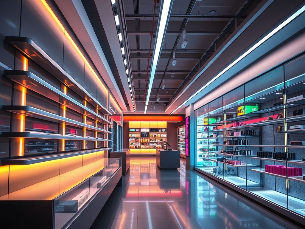 Perfis de LED inovadores em lojas: guia completo