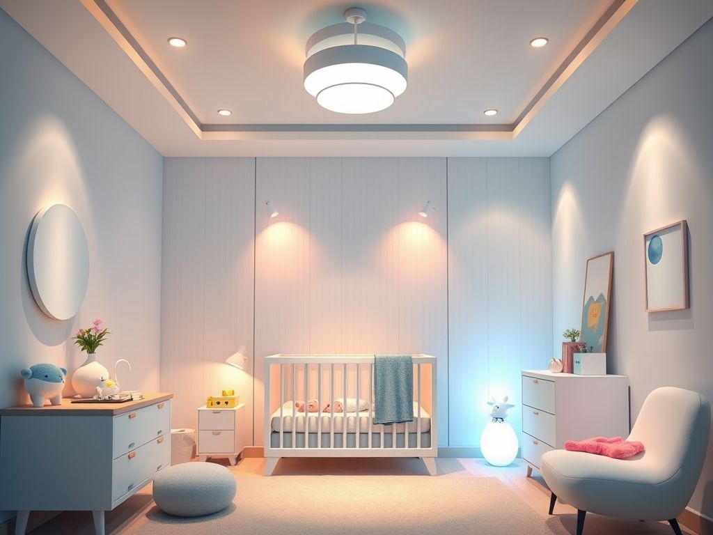 Quais as melhores lâmpadas para quarto de bebê?