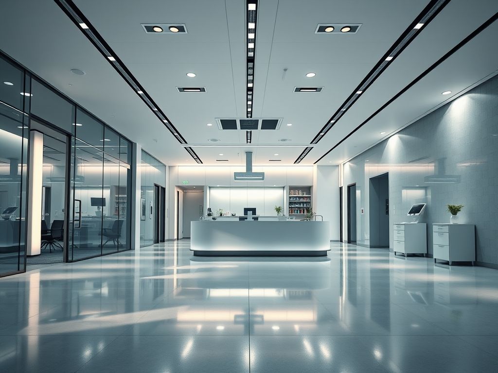 Técnicas para iluminar clínica médica