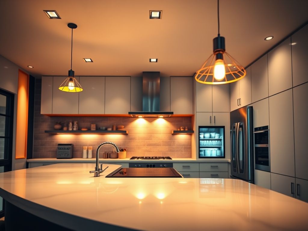 Técnicas para iluminar cozinha