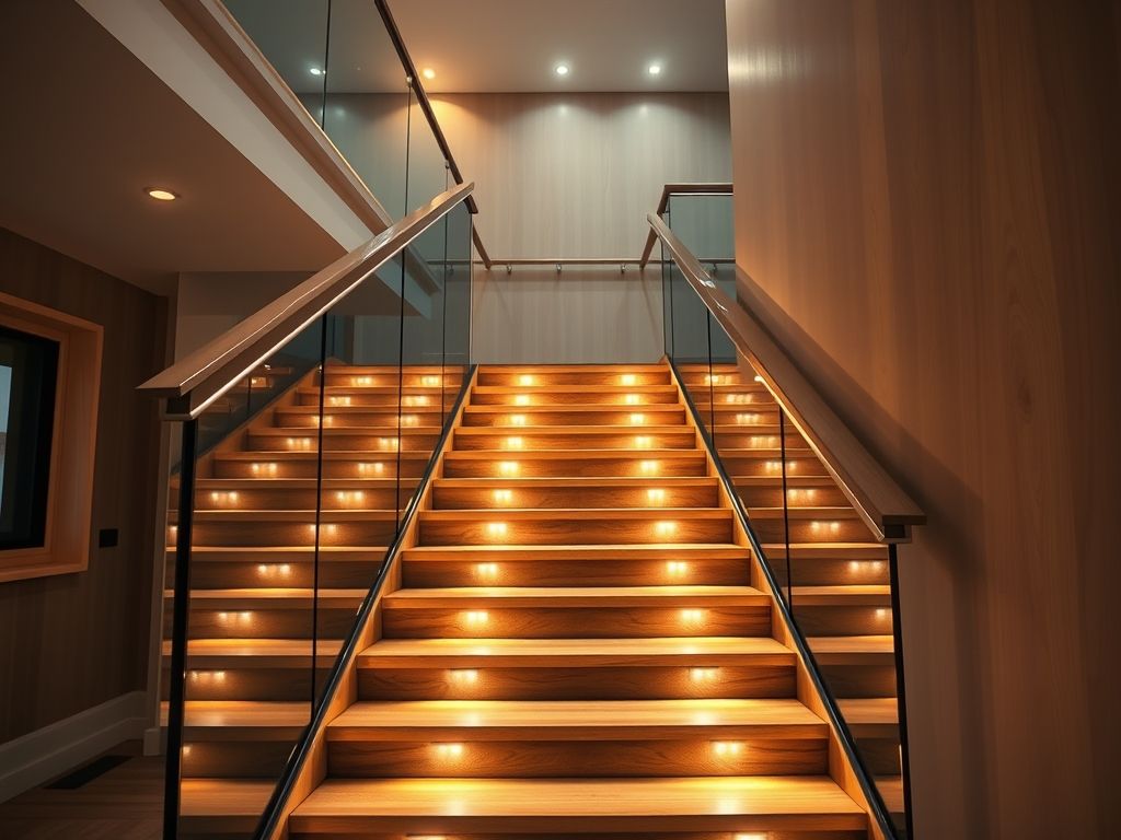 Técnicas para iluminar escadas residenciais