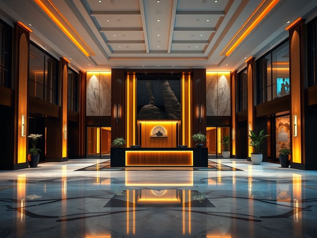 Técnicas para iluminar halls de entrada