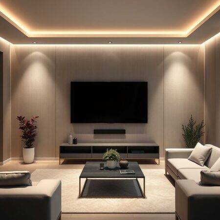 Perfis de LED para home theaters: a iluminação perfeita para filmes