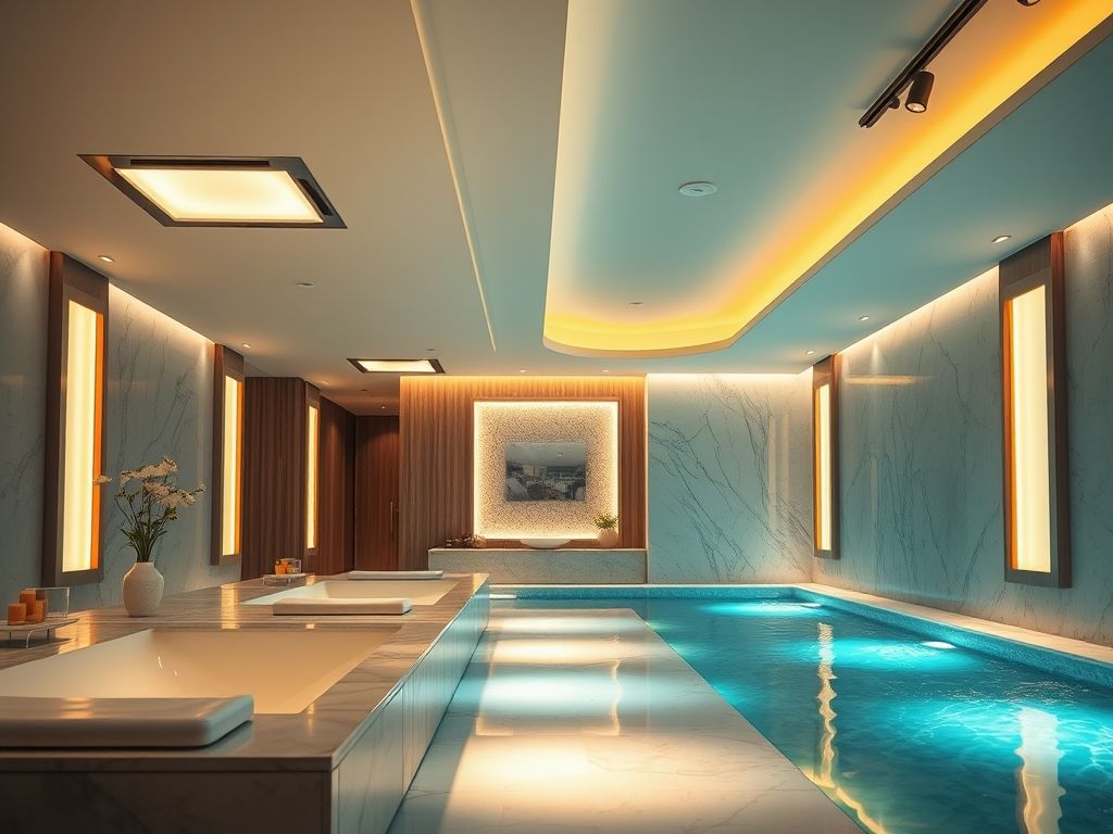 Técnicas para iluminar spa