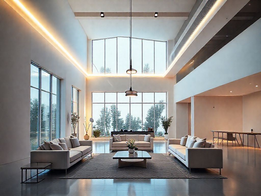 Tendência minimalista em iluminação residencial