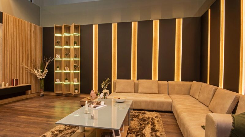 Perfis de LED para sala de estar: criando ambientes aconchegantes