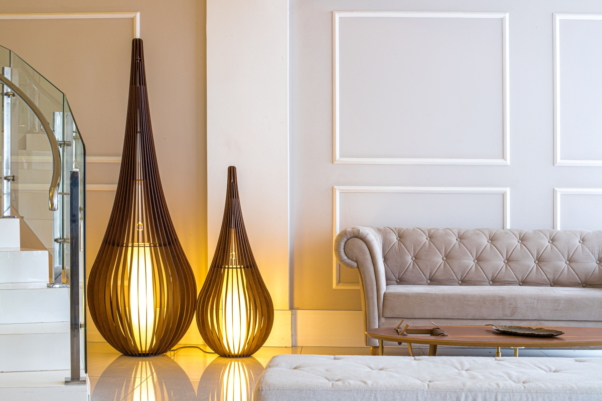 Luminárias de piso modernas: dicas de iluminação funcional