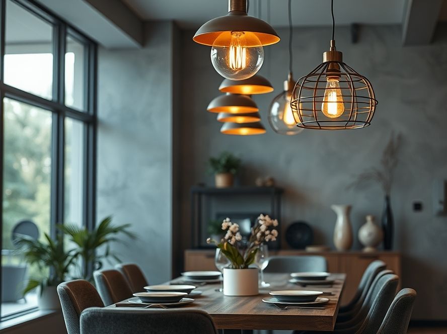 Como combinar lustres pendentes com estilo industrial