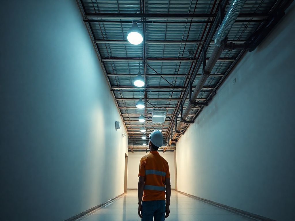 Como eletricistas podem instalar luminárias de teto com segurança