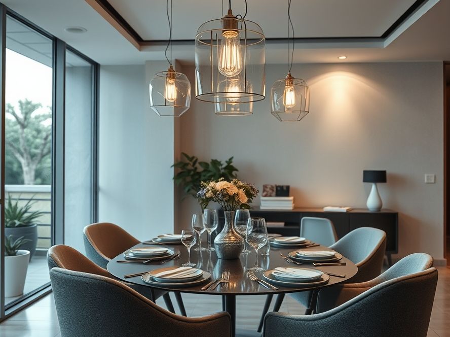 Como escolher lustres de vidro para decoração moderna
