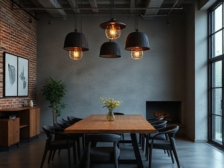Como escolher lustres industriais para decoração moderna