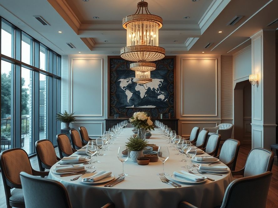 Como escolher lustres para mesas de jantar grandes