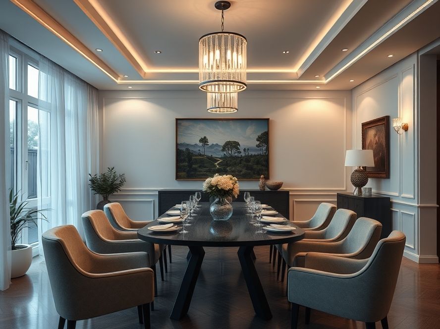 Como iluminar sala de jantar com lustres LED