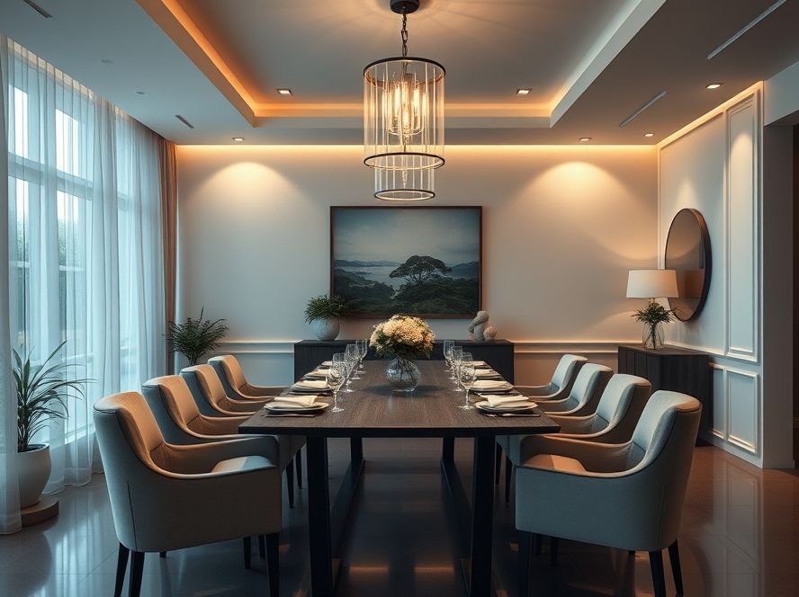 Como iluminar sala de jantar de forma aconchegante