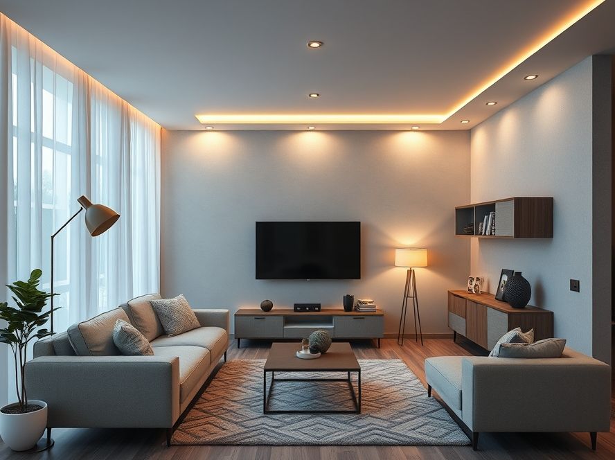 Fita de LED decorativa para móveis baixos